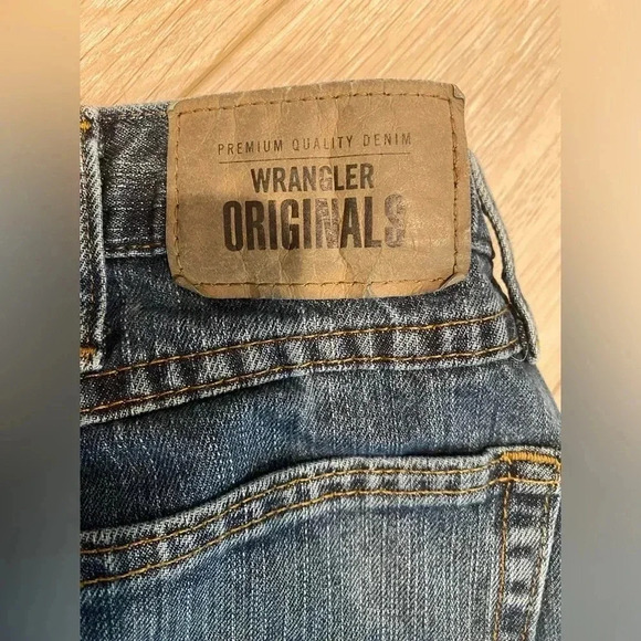 Wrangler Originals Premium‎ Quality Denim Relaxed Bootcut Cotton Men’s 38x30 EUC - Picture 8 of 9